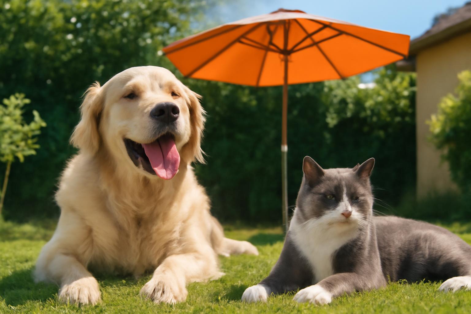 Tips til at holde hunde og katte sikre og komfortable i sommervarmen