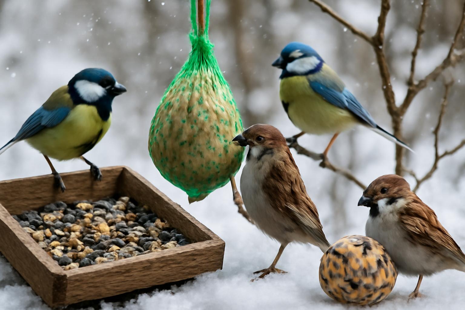 Sæsonens fuglefoder: Hvad skal du putte ud i vintermånederne?